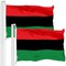 G128 2 Pack: Pan African Flag | 3x5 Ft | LiteWeave Pro Series Printed 150D Polyester | Freedom and Black Civil Rights Flag, Indoor/Outdoor, Vibrant Colors, Brass Grommets